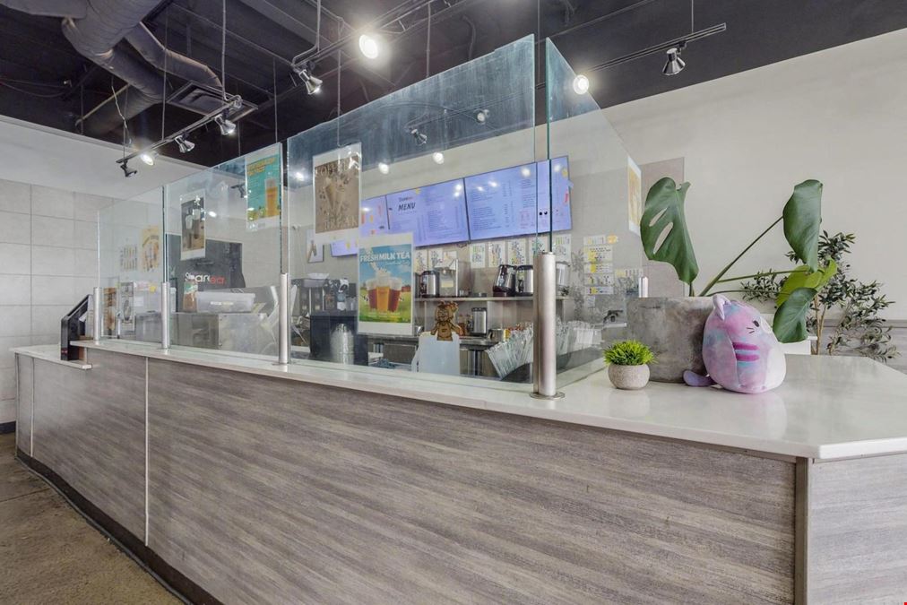 TURNKEY PROFITABLE BOBA TEA FRANCHISE WITH PRIME FRONTAGE