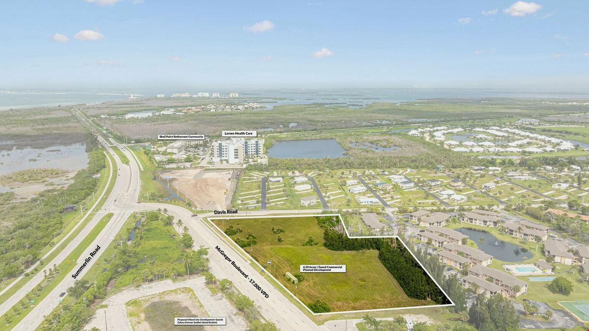 4.3± Acre Commercial Development Site | McGregor Blvd | Fort Myers, FL