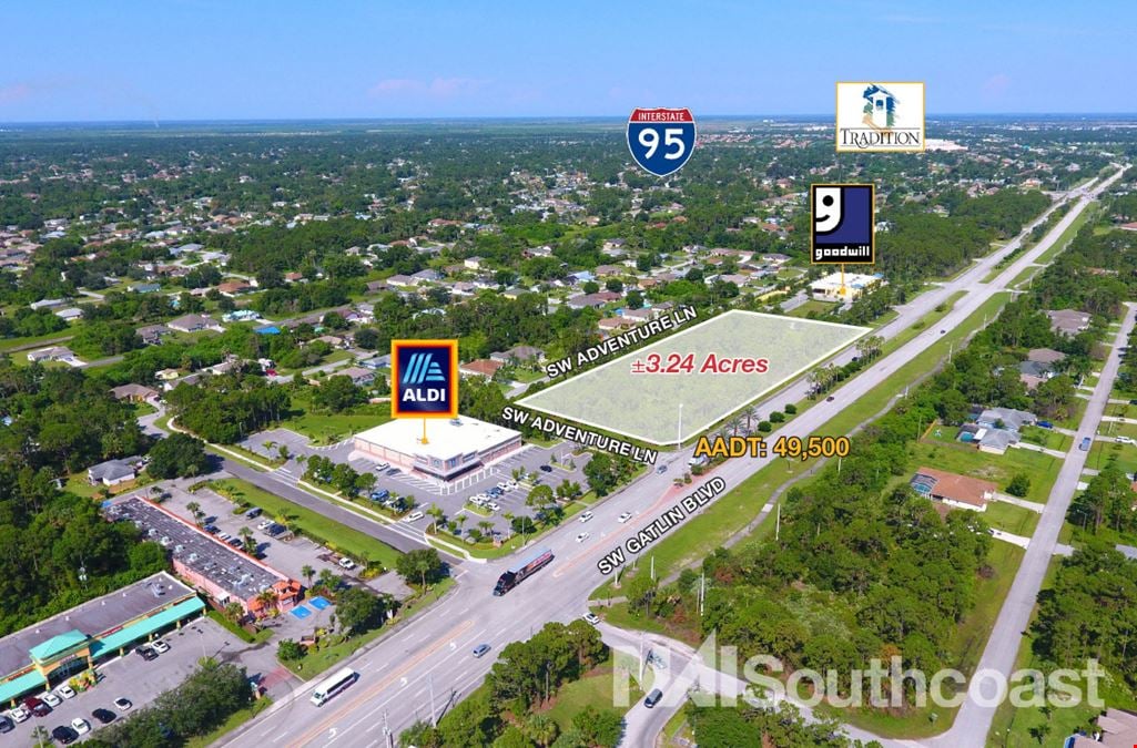 Up to ±3.24 Acres of Commercial Land
