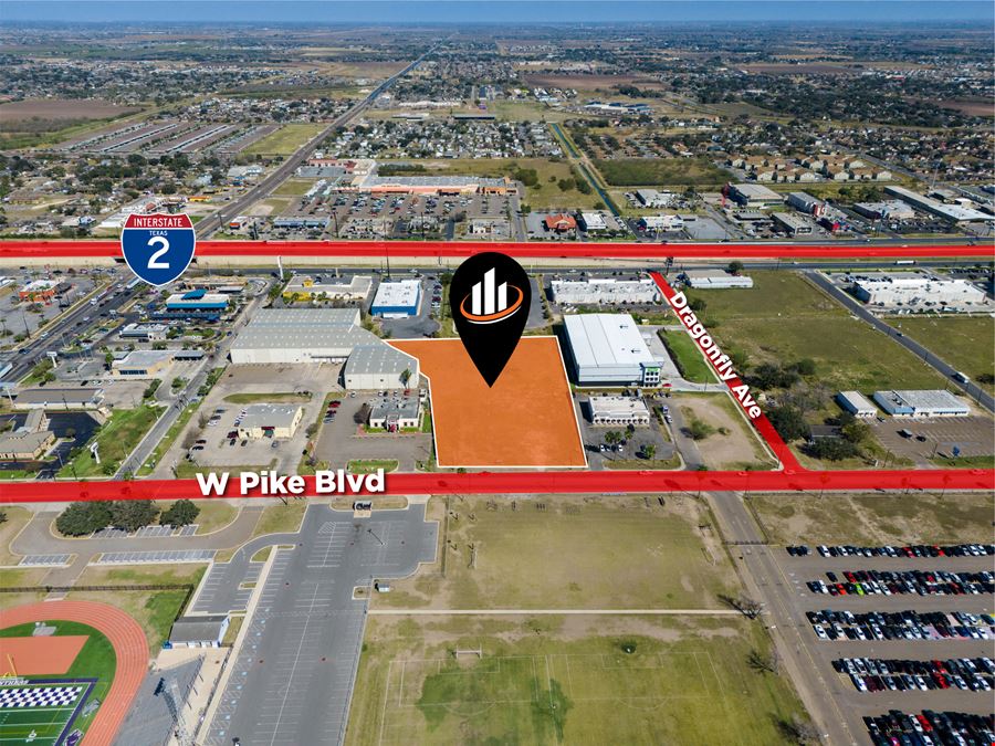 3.08 AC Development Site | Pike Blvd Weslaco TX | Flex | Industrial