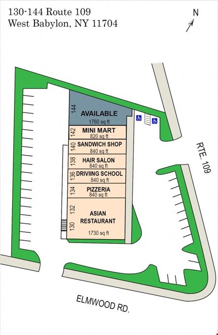 Preview of Retail space for Rent at 130-144 Rt. 109 