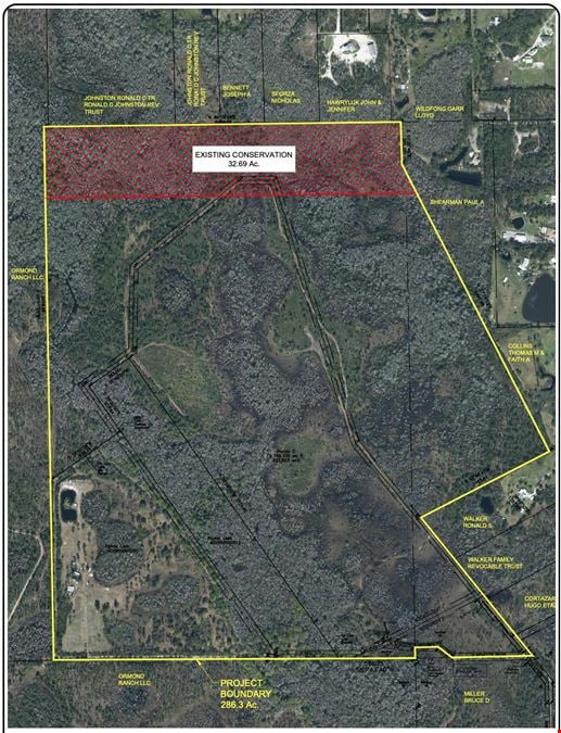 Tomoka Ranch - +/- 287 Acres Recreational Land