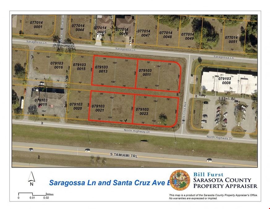 PRICE DROP! 1.36 Acres, Multifamily Land, near Warm Mineral Springs - Seller Financing