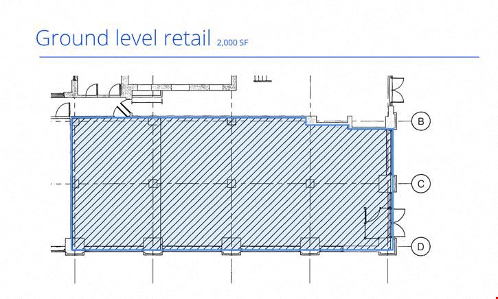 Corner Retail in Prime Center City Location for Lease