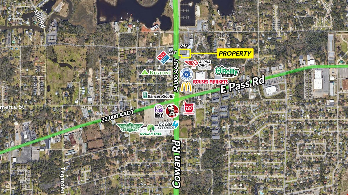 HIGH-VISIBILITY RETAIL SPACE ON COWAN RD