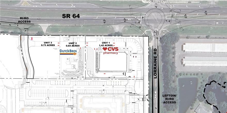 Preview of VacantLand space for Rent at SR 64 & Lorraine Road 