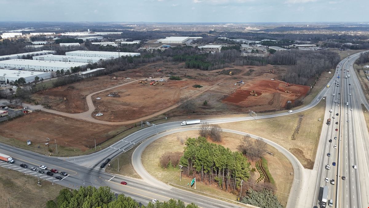 Under Construction- Prime Retail Land Available on I-85