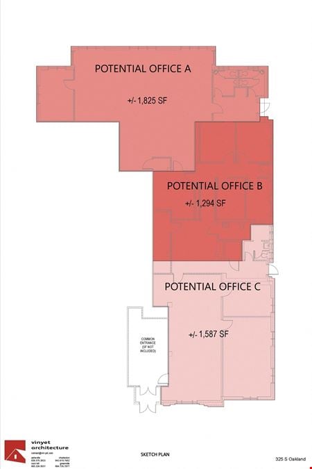 Preview of Office space for Rent at 325 S Oakland Ave Suite 102