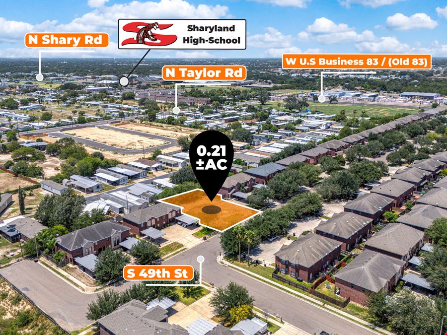 Last Remaining Lot in Shary Landing | 0.21 ±AC | Zoned R-2 | McAllen, TX