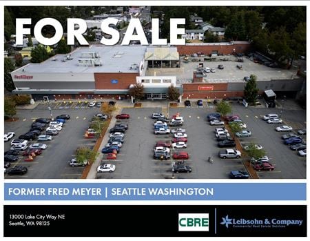 Preview of Retail space for Sale at 13000 Lake City Way NE