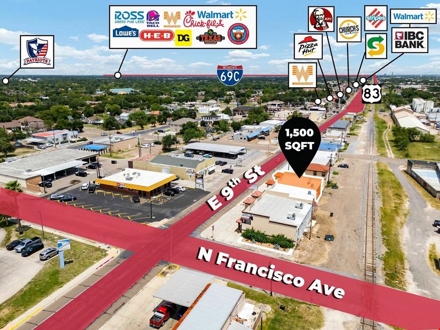 1,500 SF Available | Mission TX