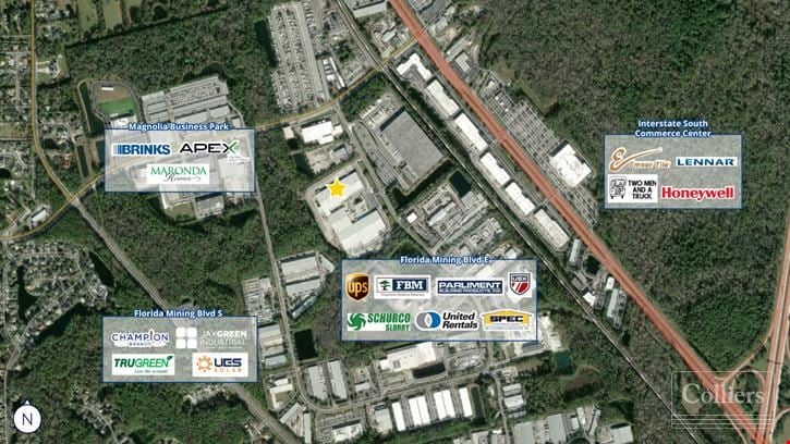 108,000± SF Available with 0.5 AC of Industrial Outdoor Storage