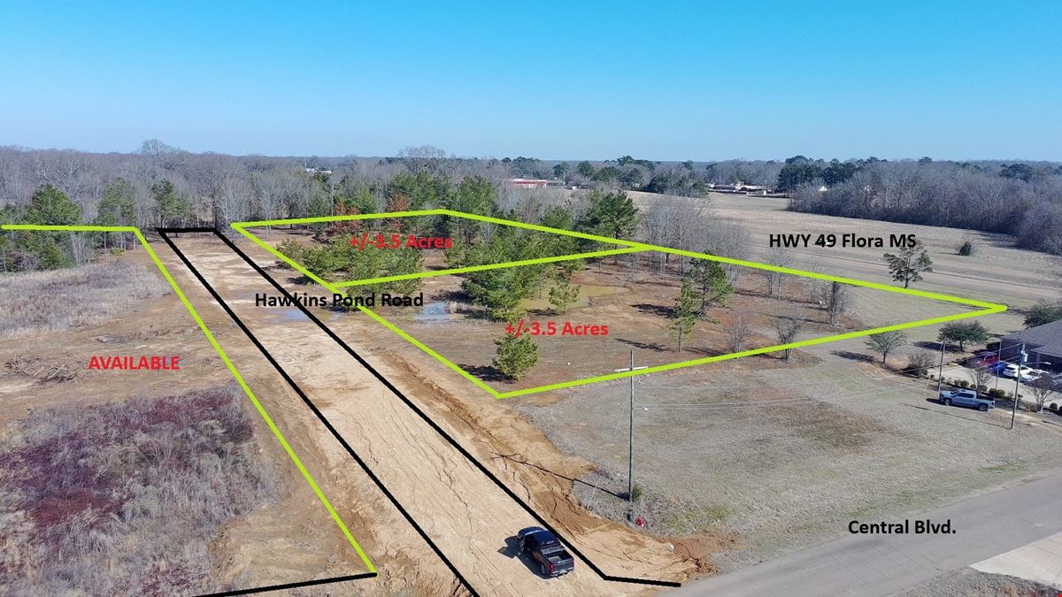 Commercial C-1 Zoned Land, Flora MS