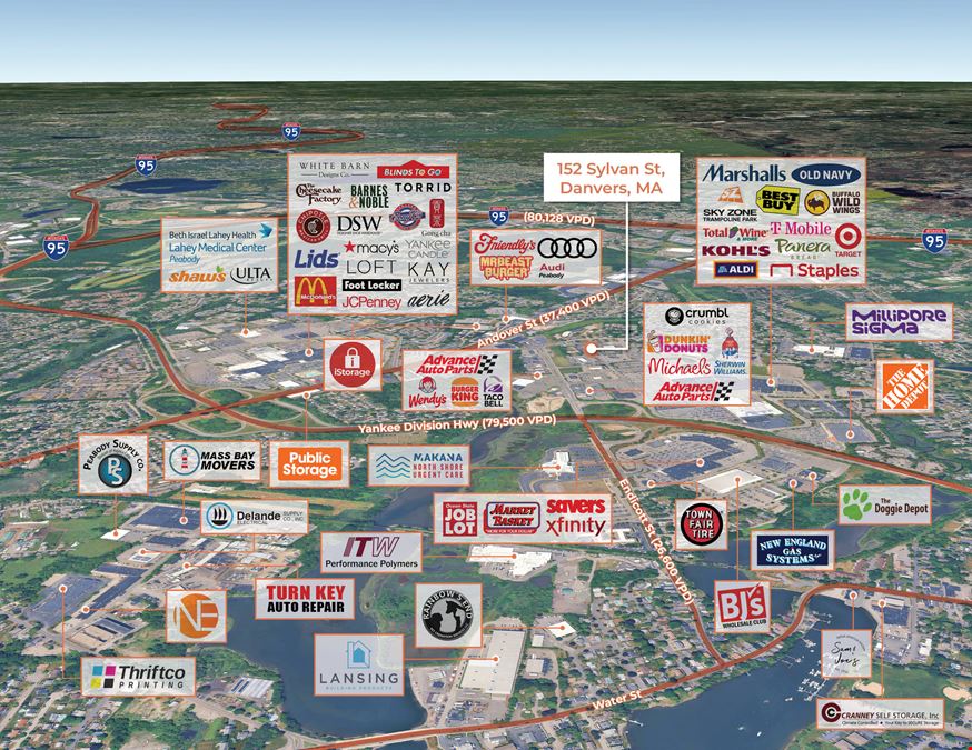 Office & Medical Leasing Opportunity | Prime Danvers Location near Rt 128 & I-95
