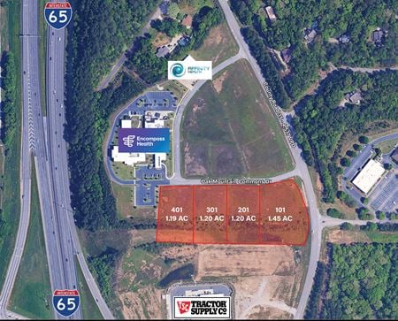 Preview of VacantLand space for Sale at Oak Mountain Commons Drive