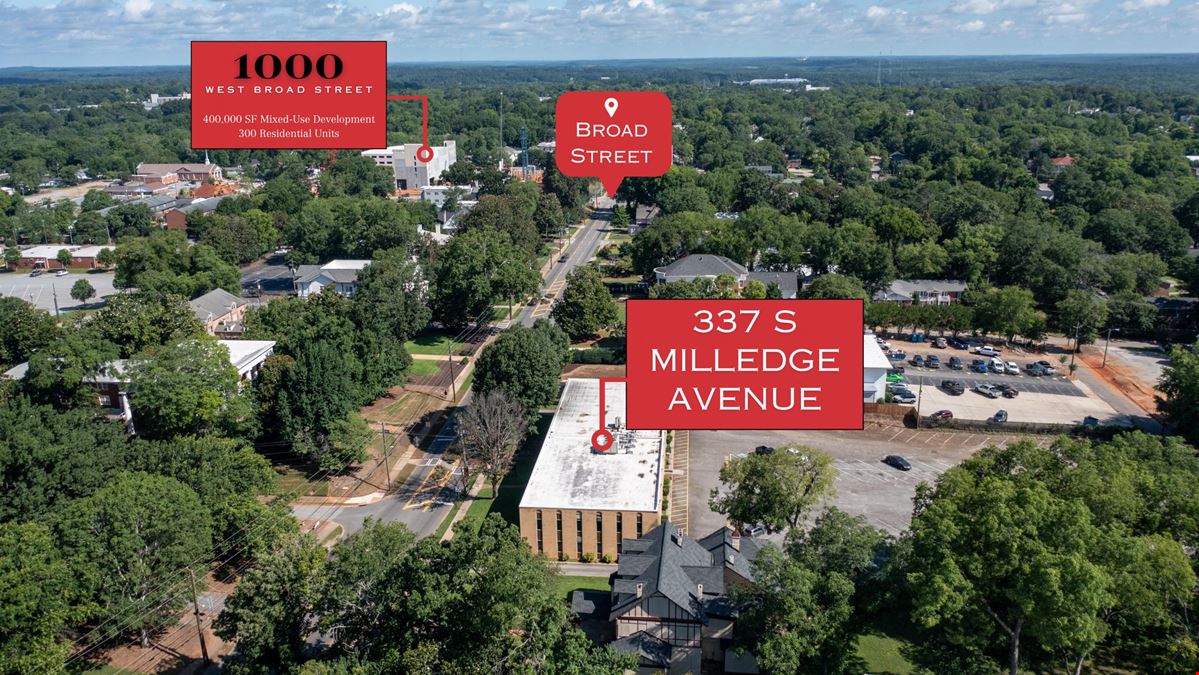 Landmark Office Building in Milledge Ave Historic District