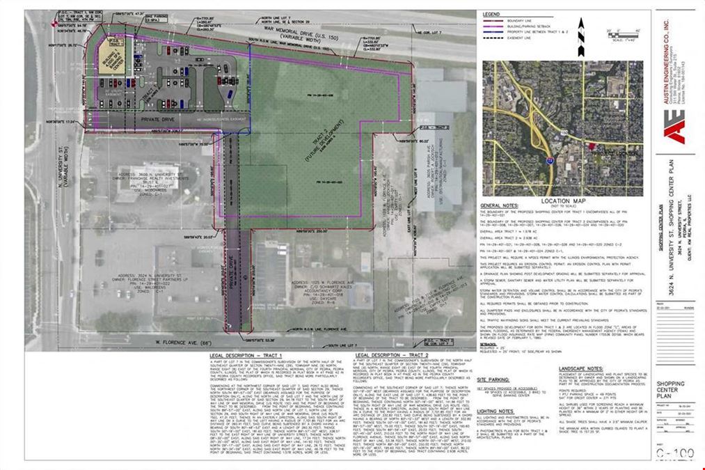 3624 N University St - Lot 2 & 3