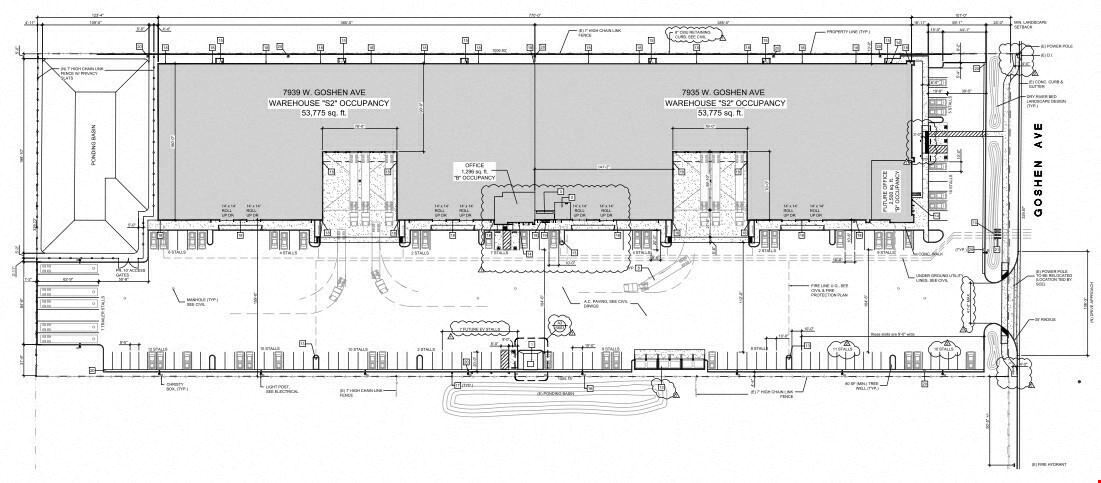 Proposed Industrial Building Available Within Visalia's Industrial Park w/ Permits Ready