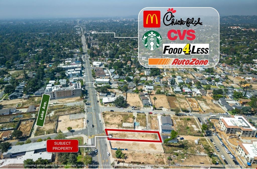 2117 Lake Ave, Altadena, CA | Commercial Land on Lake