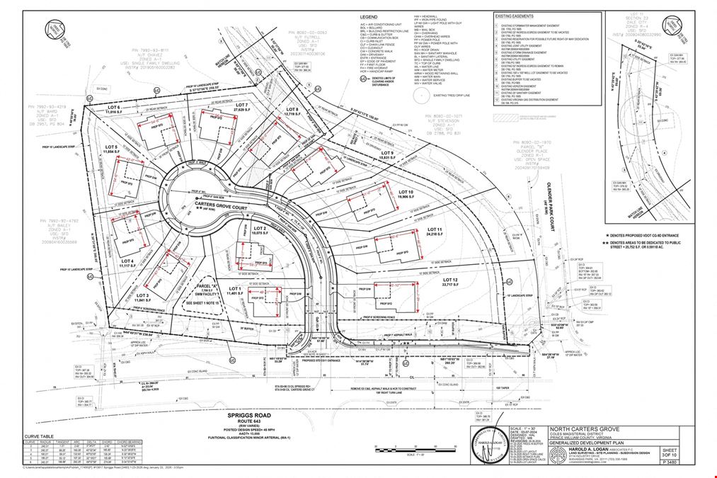 12 Lot SFH Development