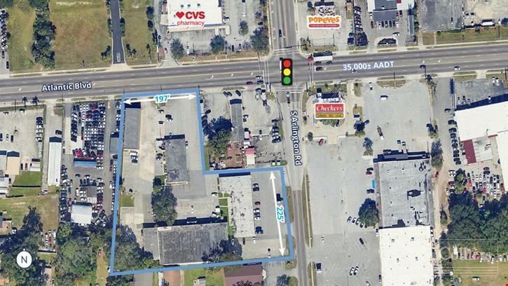 4 Retail Buildings on 3.69± AC Parcel