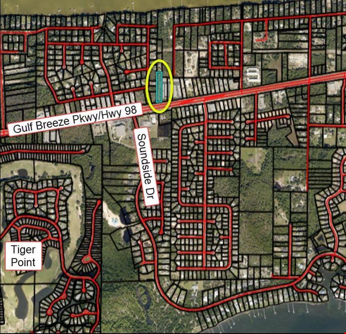 Vacant Land 1.34 ac/ 4282 Gulf Breeze Pkwy