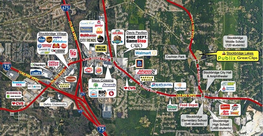 Preview of Retail space for Rent at 250 East Atlanta Road