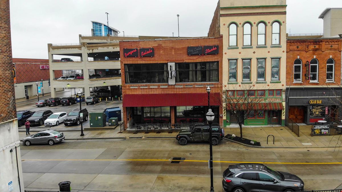 7,529 SF 100% Leased - Restaurant and Loft Apartments For Sale In Downtown Springfield