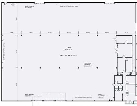 Preview of commercial space at 7955 NW 77th Avenue - 20,817 SF