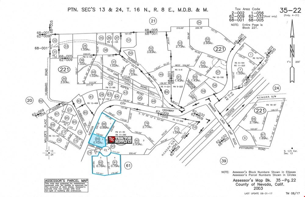 Commercial Lots at "Tractor Supply" Center