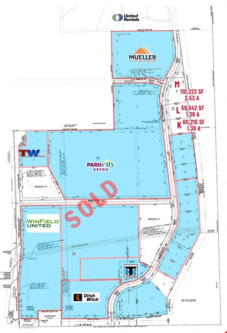 Preview of VacantLand space for Sale at NW/c of I-135 & 77th St. N.