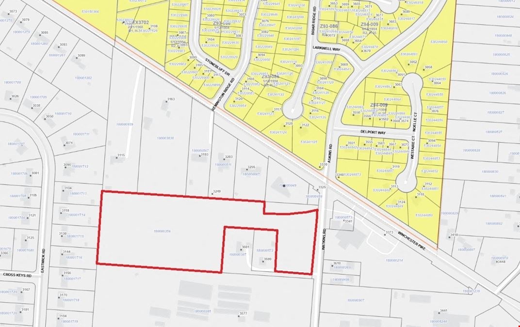 Winchester Pike and Watkins Land