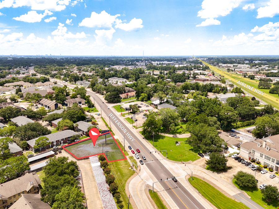 ±0.38 Acre Stabilized Lot with Utilities on Jefferson Hwy
