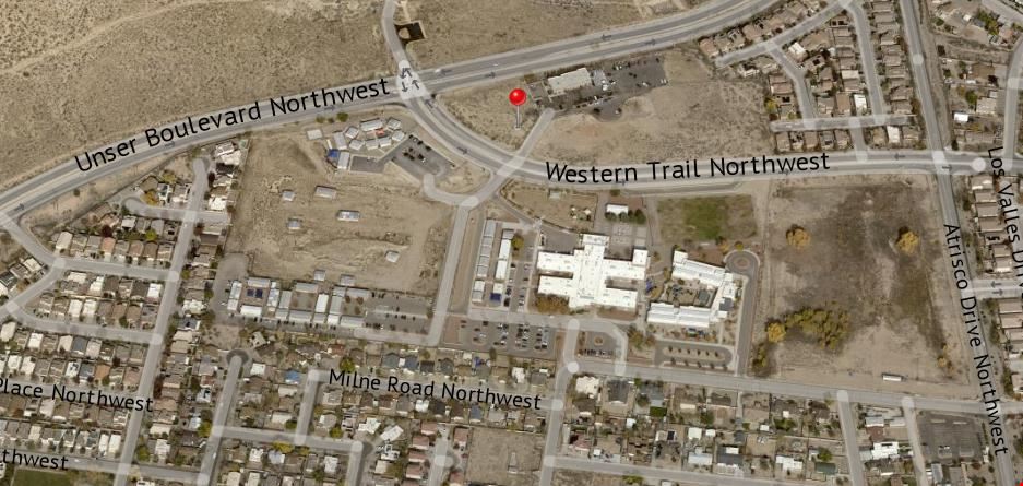 Unser Blvd NW and Western Trail NW