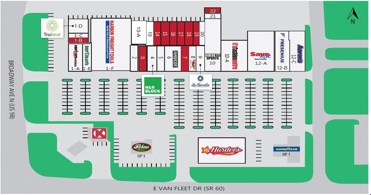 Bartow Plaza Retail Space For Lease