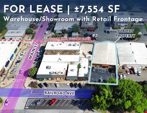 Warehouse/Showroom with Retail Frontage | ±7,554 SF | For Lease