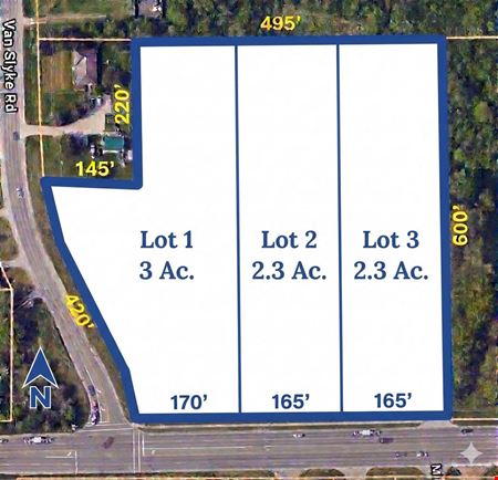 Preview of VacantLand space for Sale at 1484 Hill Rd & Van Slyke Rd