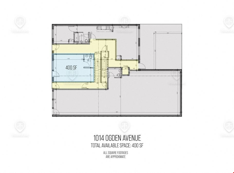 400 SF | 1014 Ogden Avenue | Brand New Community Facility W/ Glass Frontage for Lease