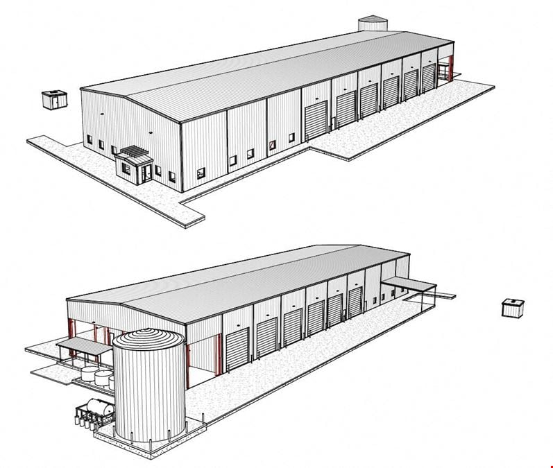 20-ton Crane Served Industrial Service Facility