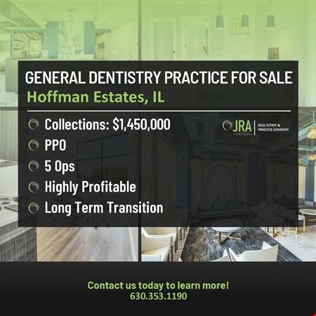Preview of commercial space at #1278663 - General Dentistry Practice for Sale - Hoffman Estates