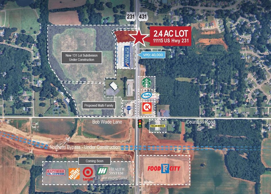 Major Retail Frontage Land For Sale