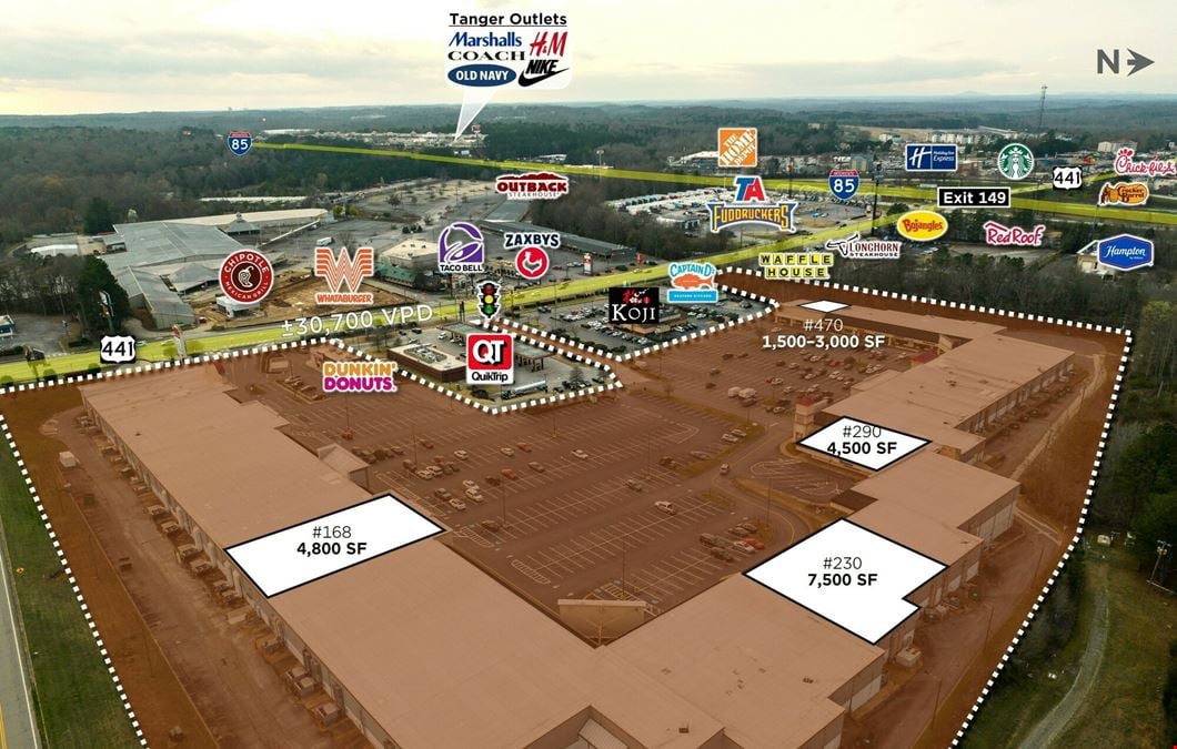 Shoppes at Banks Crossing  |  1,500–7,500 SF Available