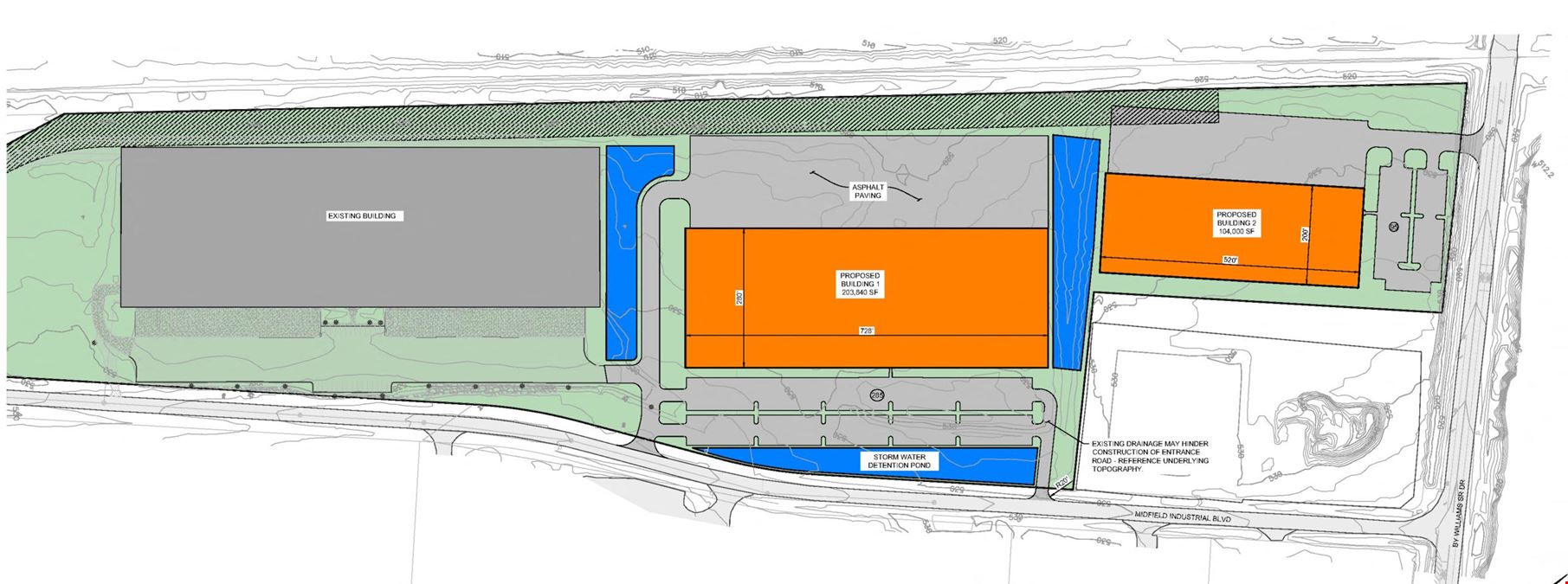 Class "A" Rail Served Distribution Center