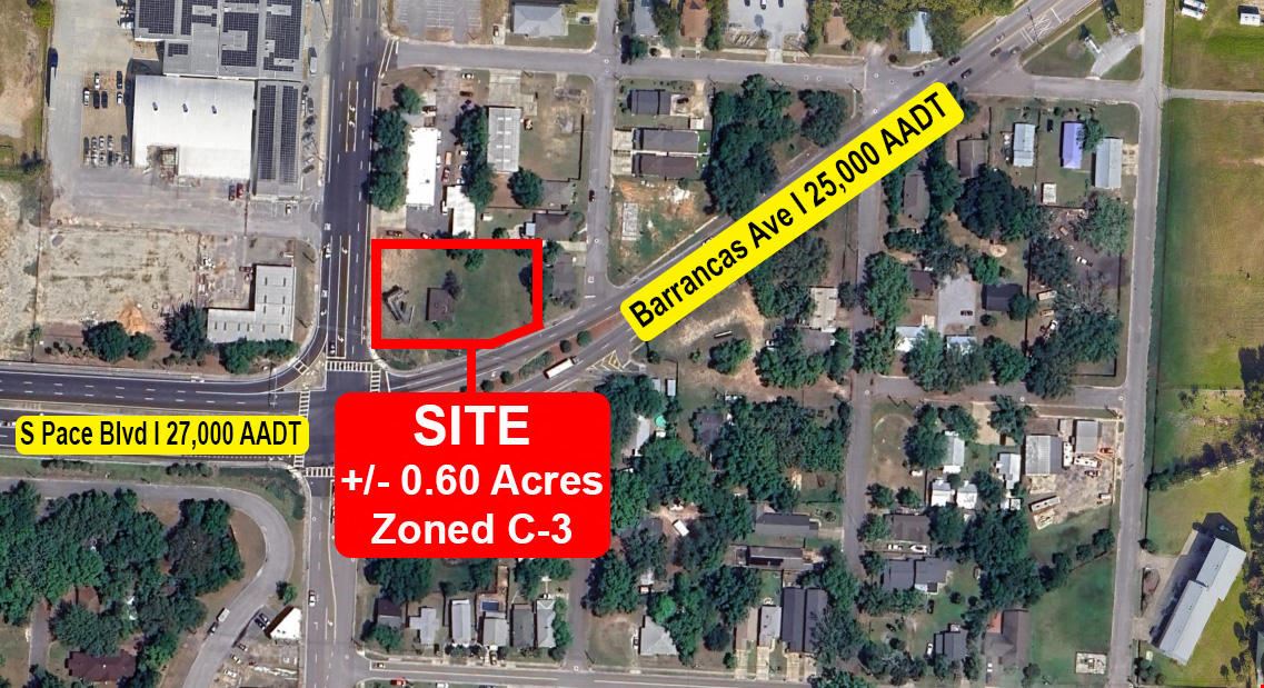 0.60-Acre C-3 Zoned Corner Lot – Pensacola, F