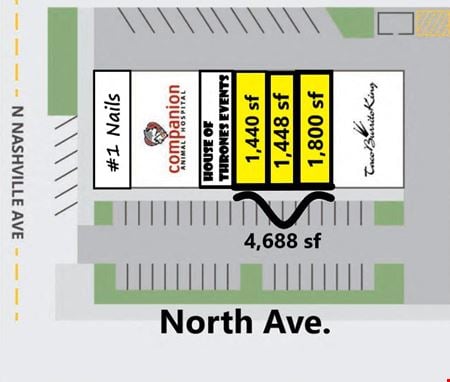 Preview of Retail space for Rent at 6516-6532 W. North Avenue