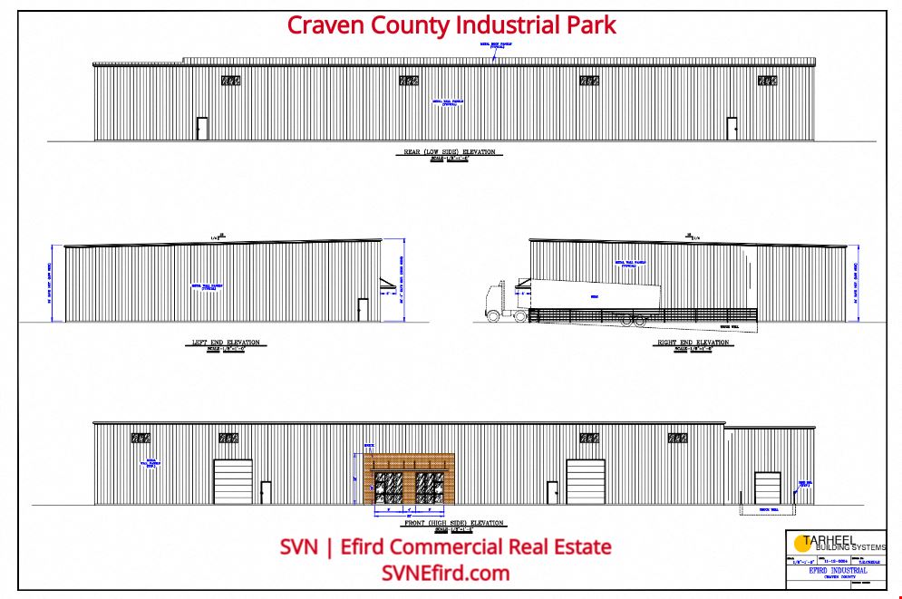 Craven County Industrial Park Climate-Controlled Flex Warehouses For Lease