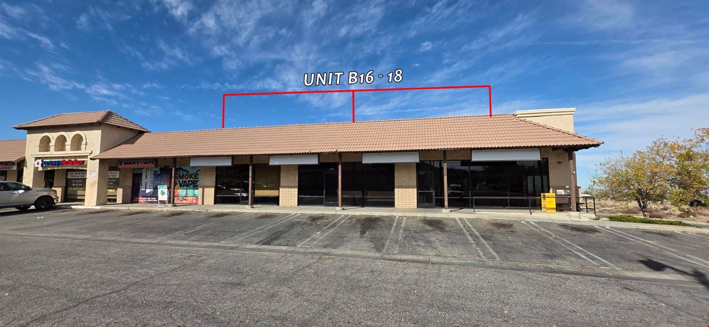 Phelan Towne Square Unit B16 - 18