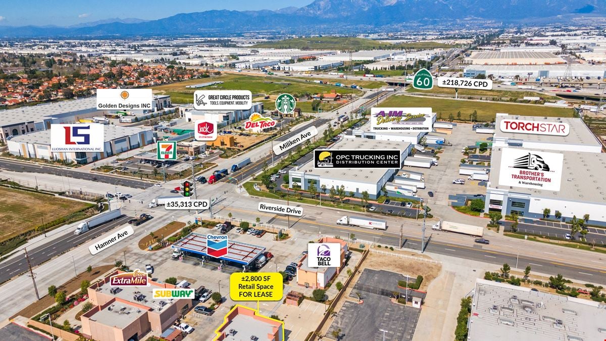 Free standing building available for lease in Eastvale.