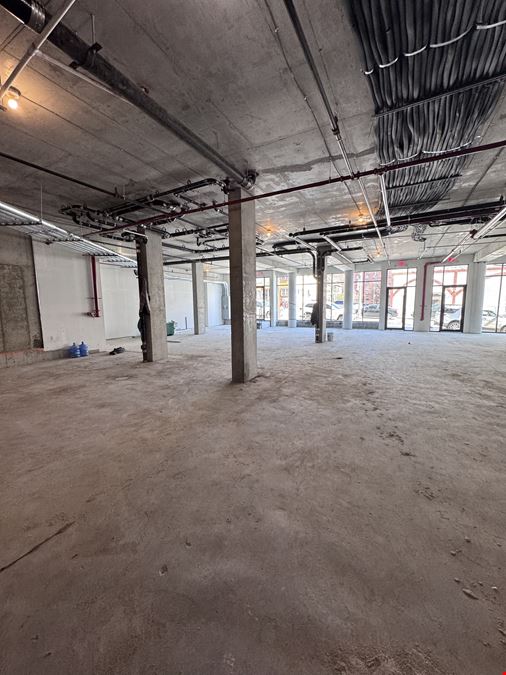 6,000 SF | 979 Ogden Avenue | Retail Space with 40' of Floor-To-Ceiling Glass Frontage for Lease