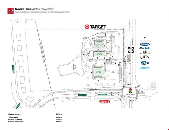 Preview of VacantLand space for Rent at Route 73